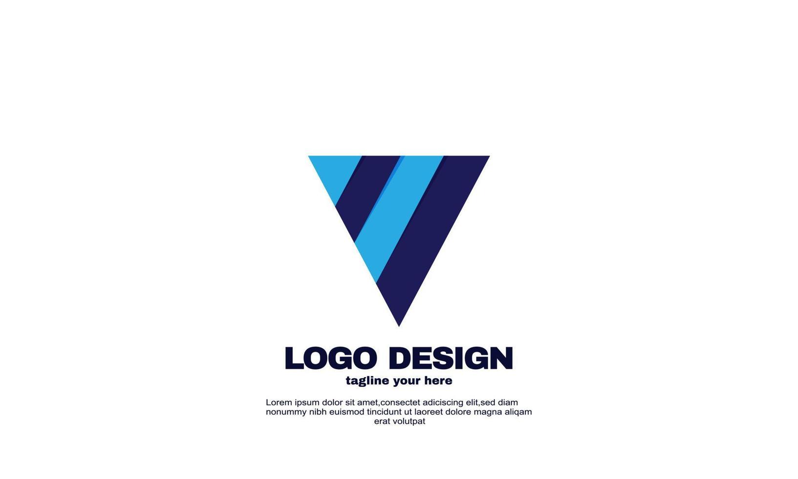 Stock Illustrator abstrakte kreative Elemente Idee elegantes Logo Ihr Unternehmen einzigartiges Logo Design Vektor