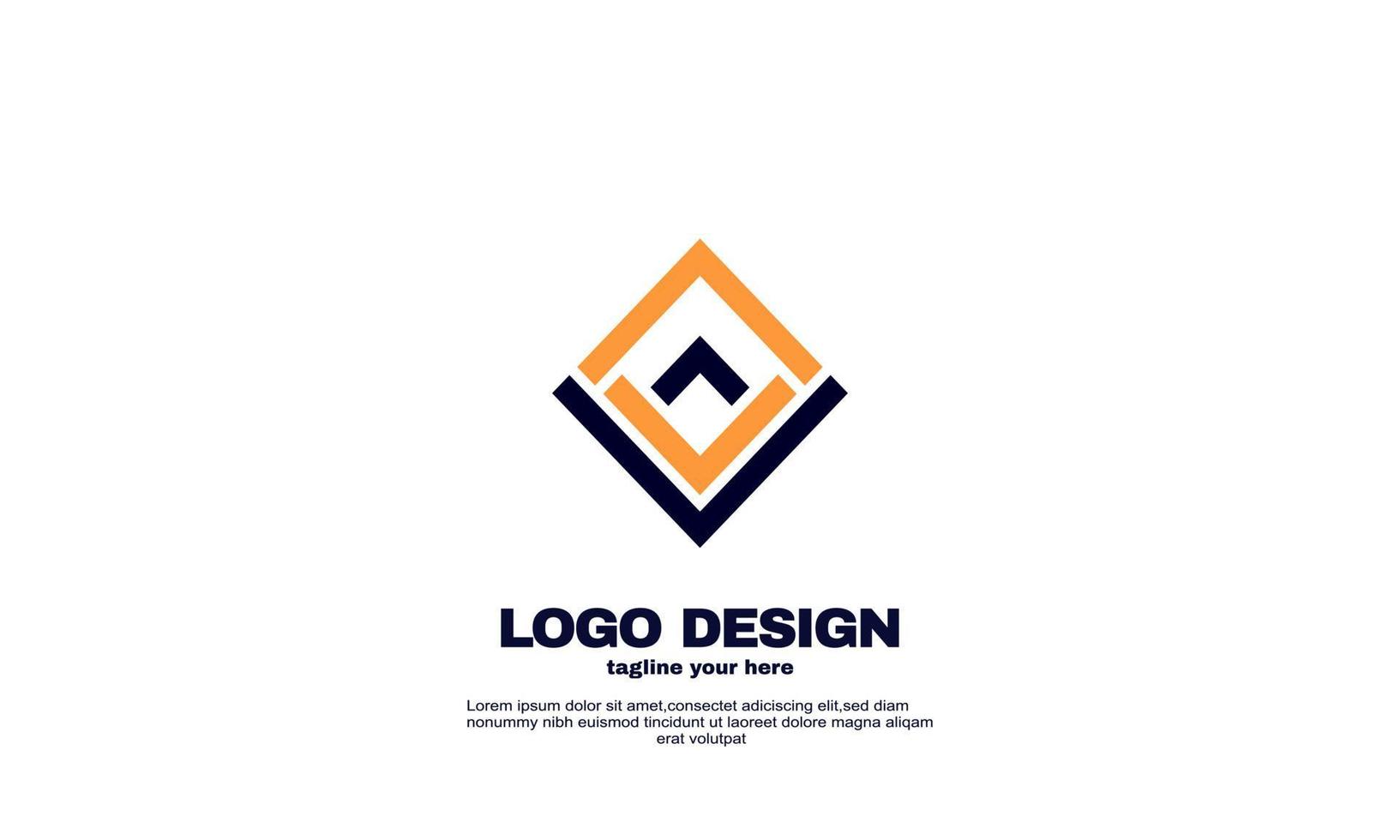 Vektor abstrakte kreative Elemente Ihres Unternehmens einzigartiges Logo-Design