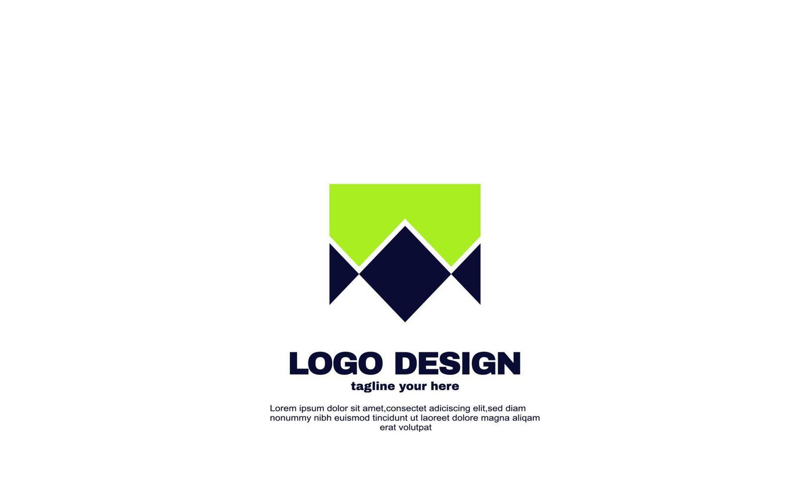 tolles Unternehmen Inspiration Logo Design Corporate Identity vektor