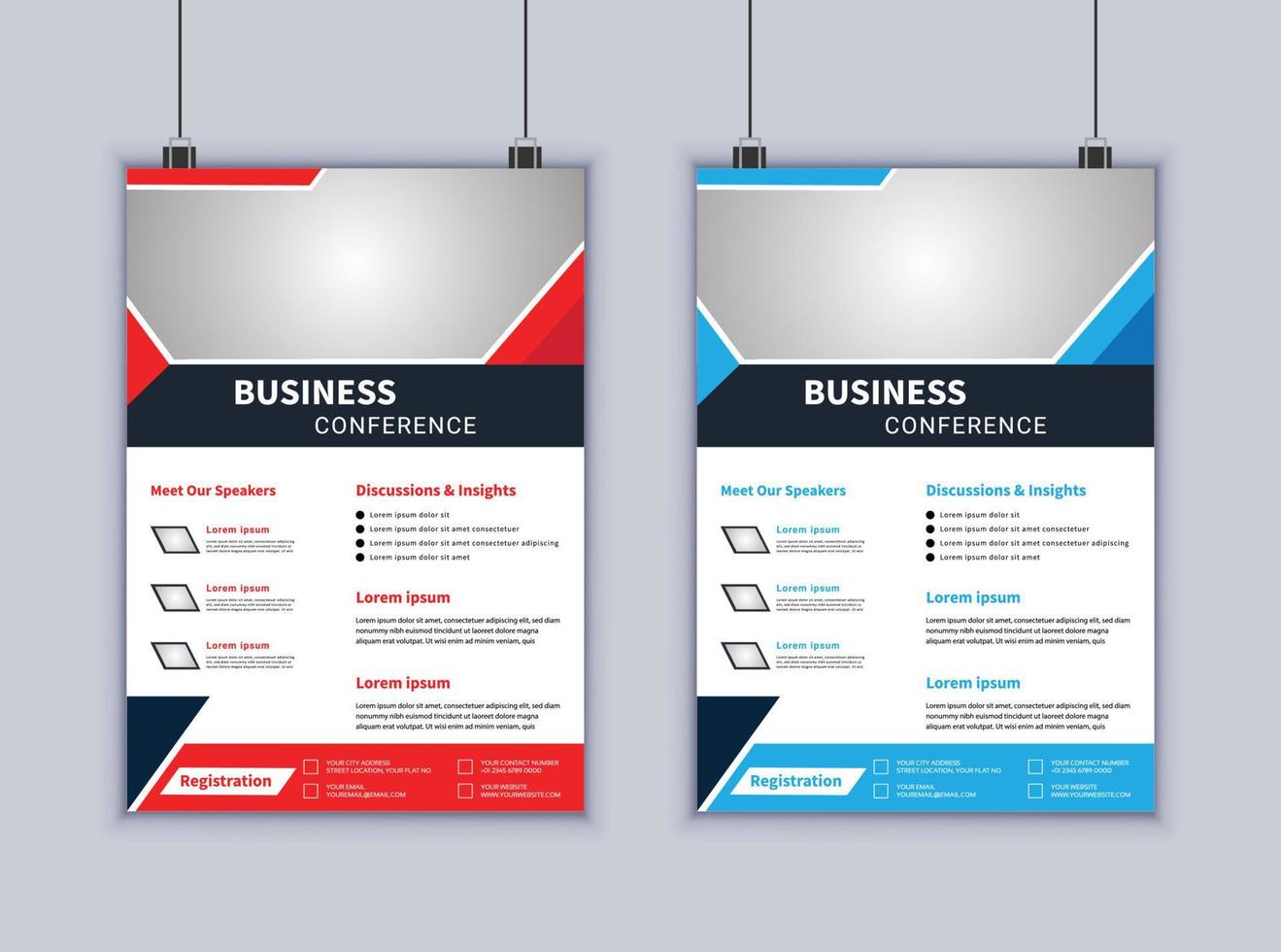 Business-Flyer-Design. modernes Layout-Design. Vektor-Design-Vorlage. Broschüren Design vektor