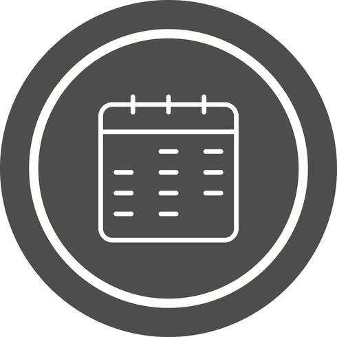 Kalender Icon Design vektor