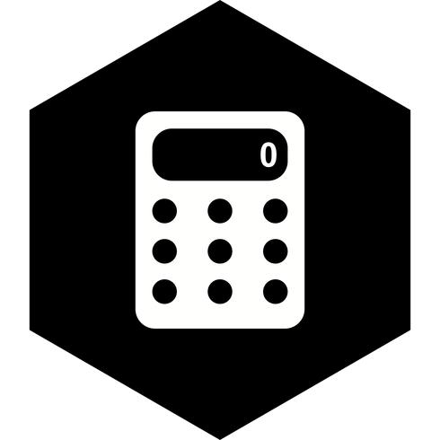 Kalkylator Icon Design vektor