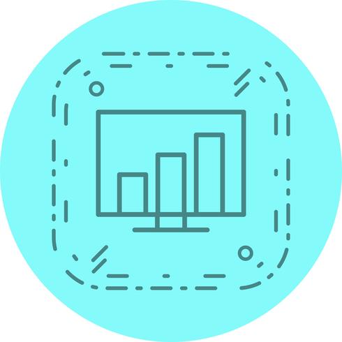 Statistik Icon Design vektor