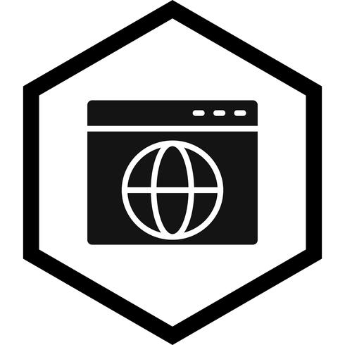 Browser-Icon-Design vektor