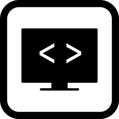 Codeoptimierung Icon Design vektor