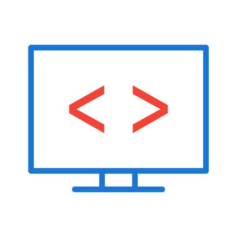 Codeoptimierung Icon Design vektor