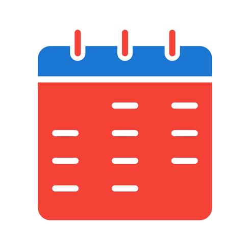 Kalender Icon Design vektor