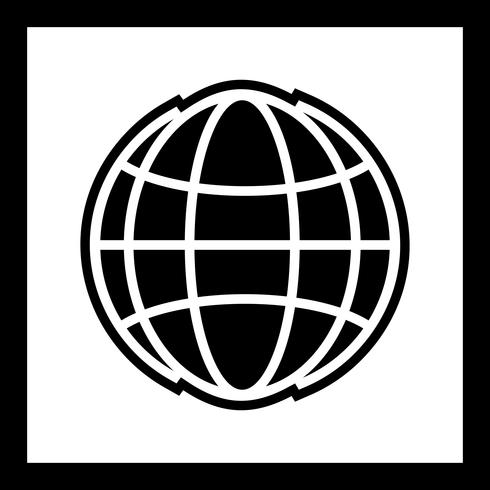 Globe Icon Design vektor