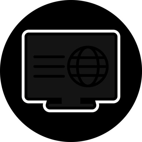 Webseiten-Icon-Design vektor