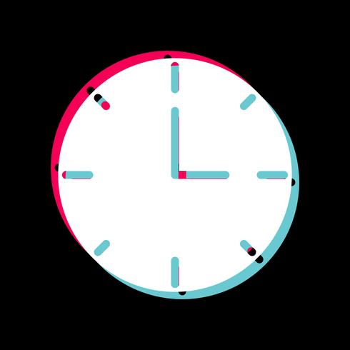 Uhr-Icon-Design vektor