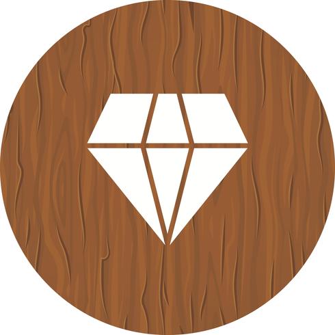 Diamant-Icon-Design vektor