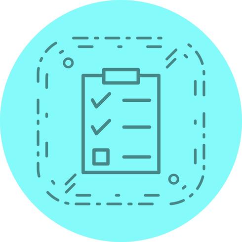 Checklisten-Icon-Design vektor