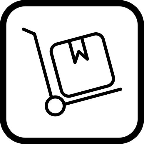 trolley icon design vektor