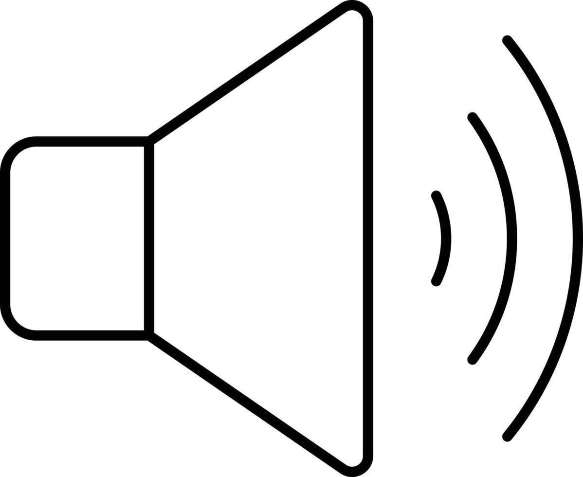 Lautstärkesymbolstil vektor