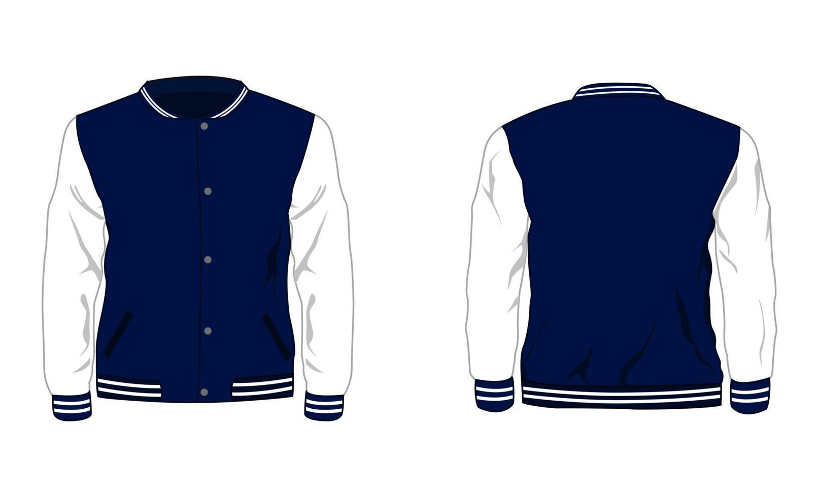 sport varsity jacka vektor