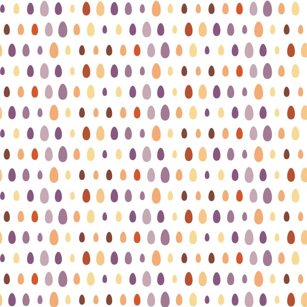 Eier schönes nahtloses Musterdesign zum Dekorieren, Tapeten, Geschenkpapier, Stoff, Hintergrund usw. vektor