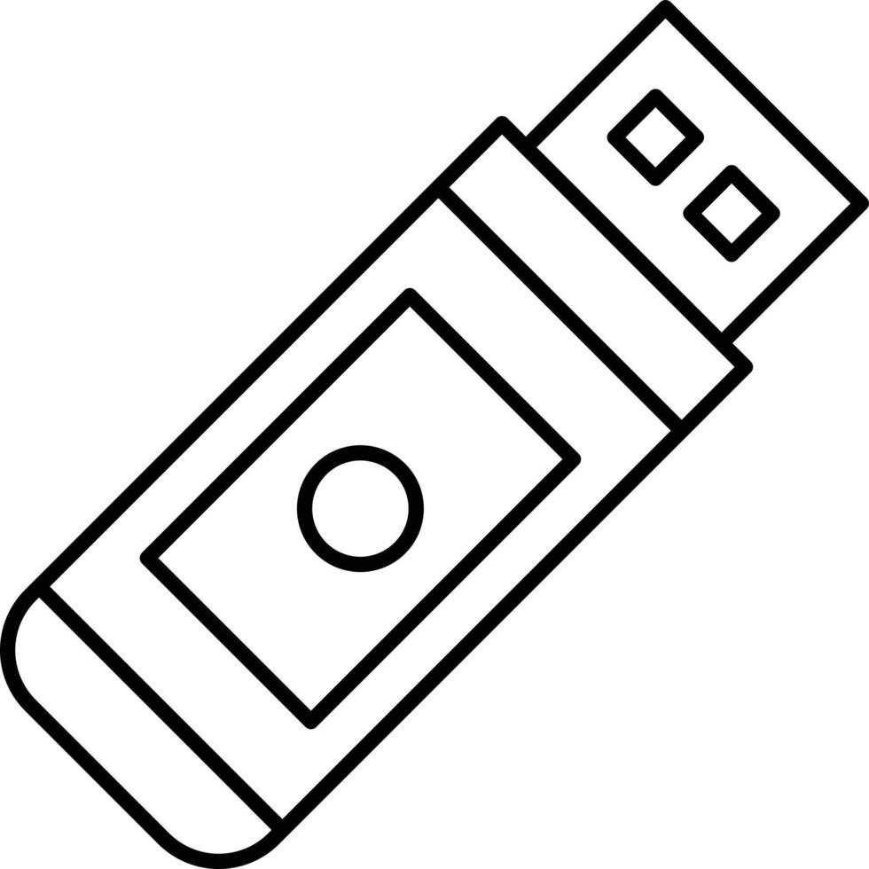 USB-Icon-Stil vektor