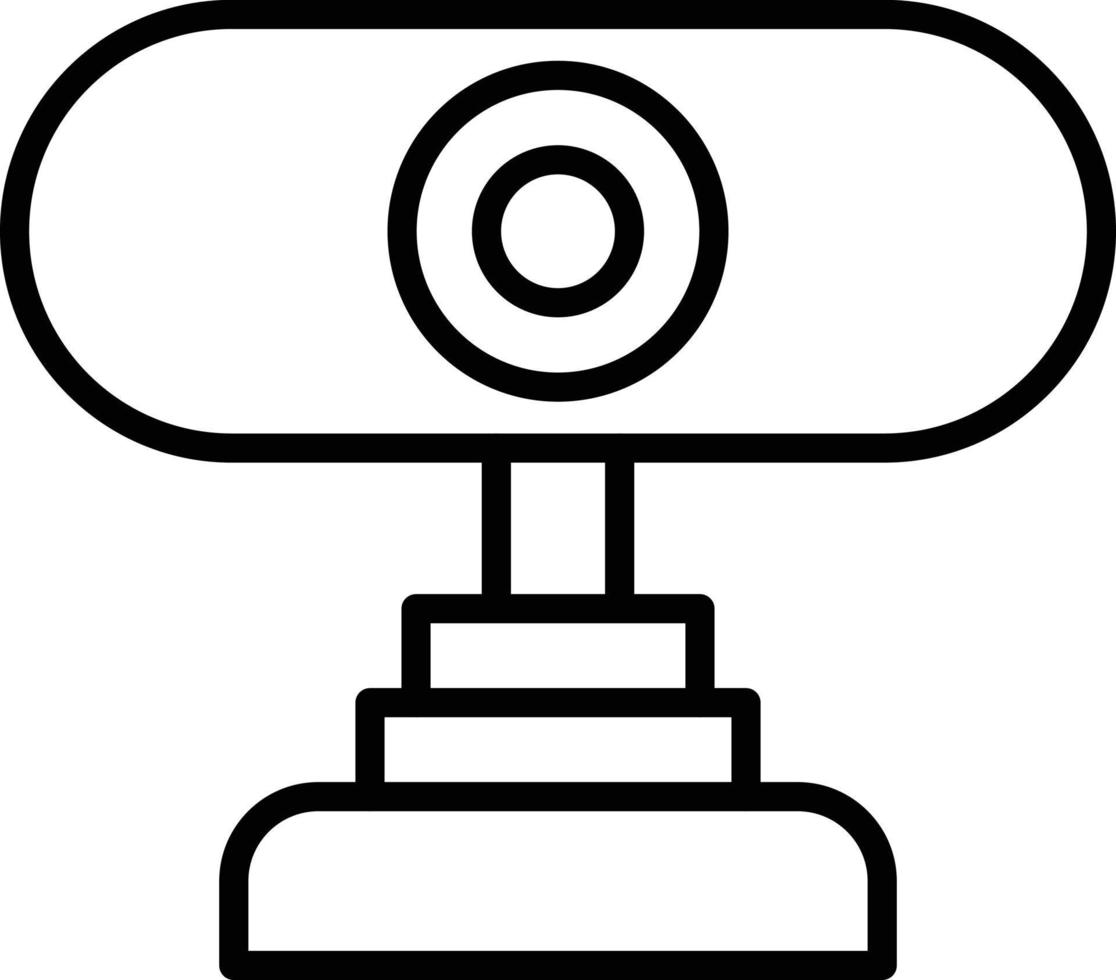 Webcam-Symbolstil vektor