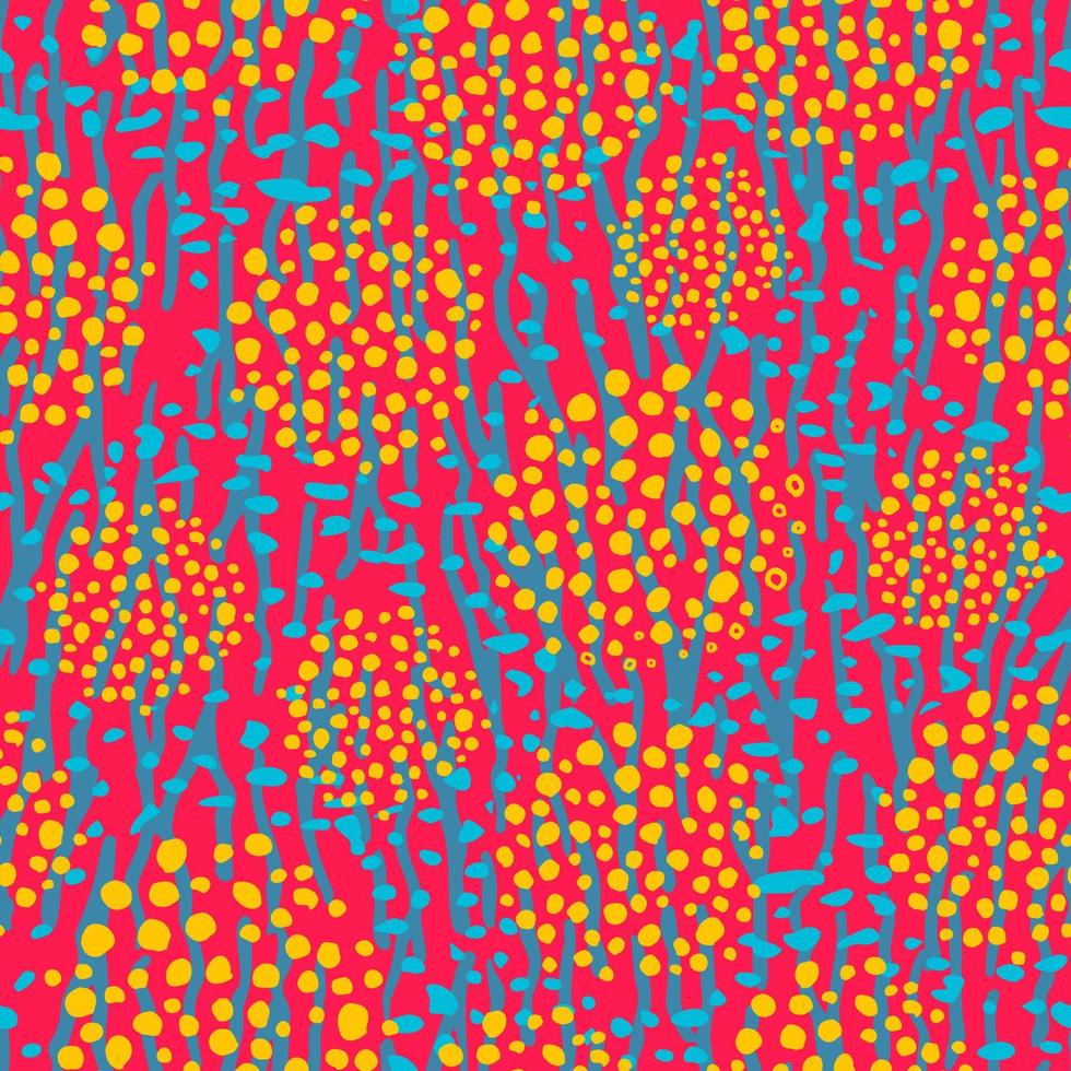 sömlösa mönstercirklar från vita prickar på fri hand, runda fläckar på en ljusblå bakgrund. abstrakt teckning. vektor