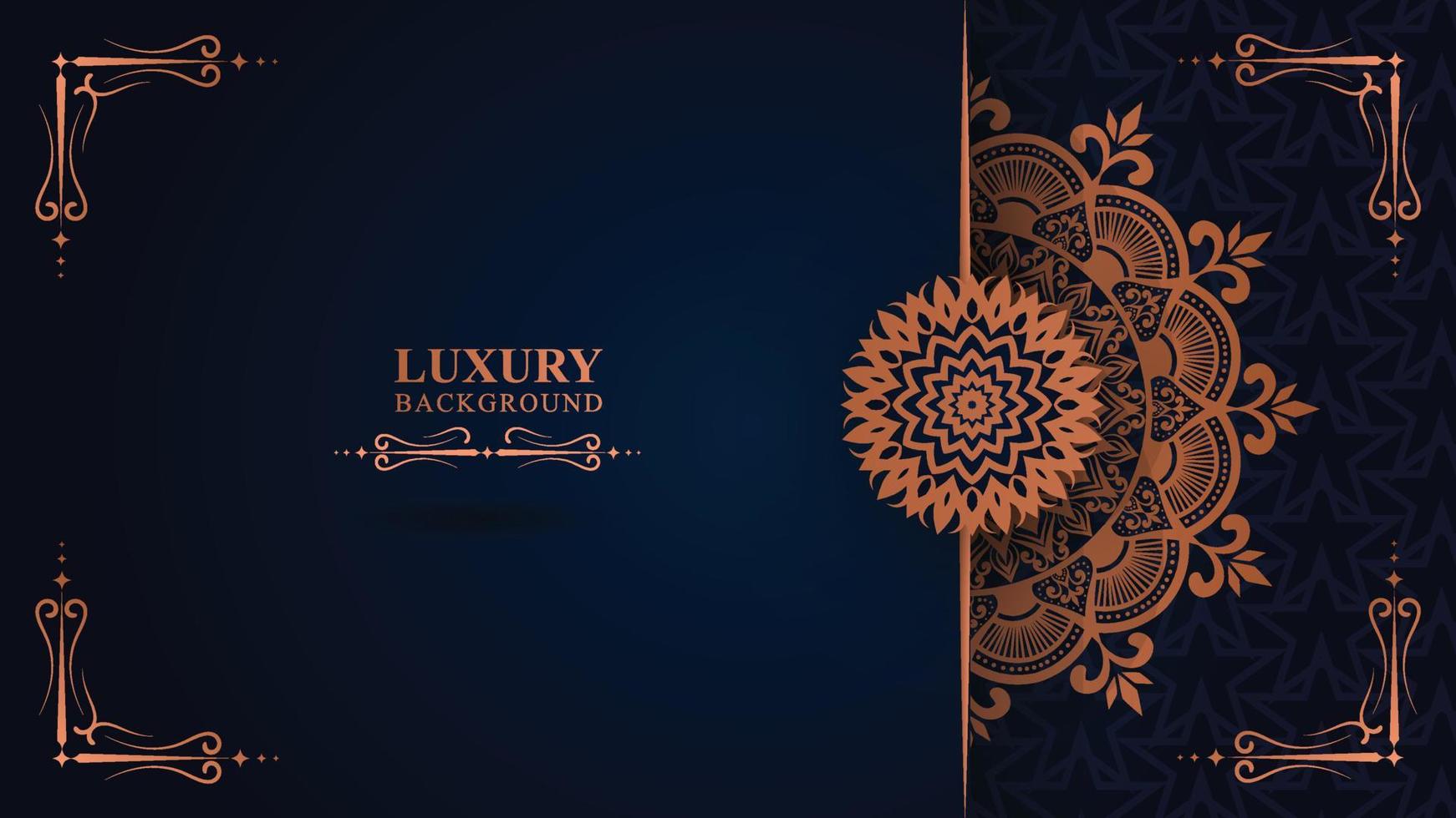 Luxus-Blumenmuster-Textur und traditionelles arabisches Mandala-Konzept, Verwendung für islamisches Ramadan-Banner-Design, Visitenkarten-Grußkarte. vektor