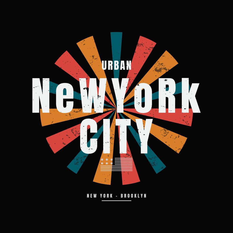 New Yorker Vektorillustration und Typografie, perfekt für T-Shirts, Hoodies, Drucke usw. vektor