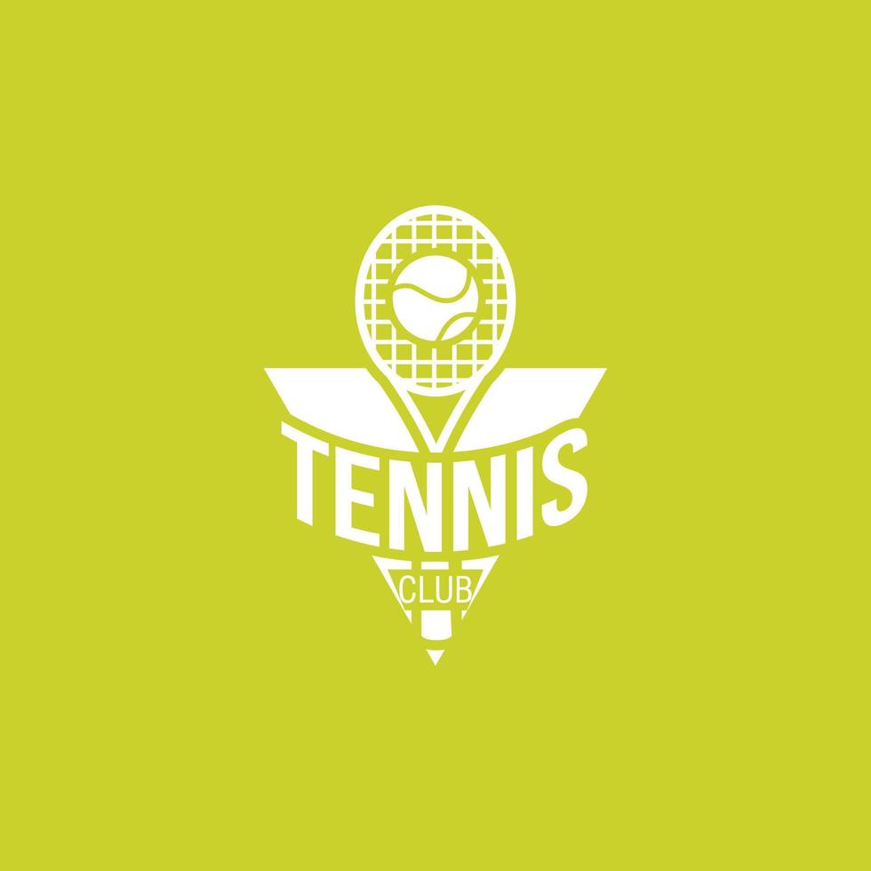 tennis logotyp design vektor