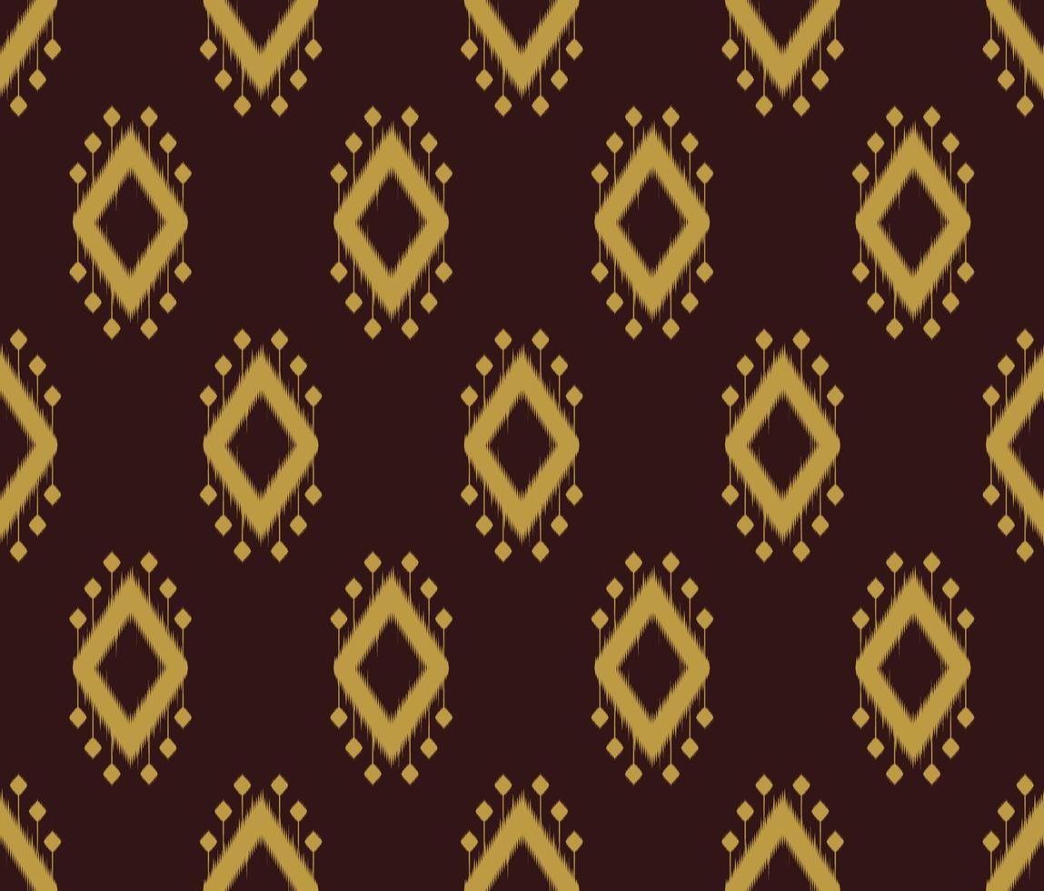 ikat mönster sömlös design. vektor