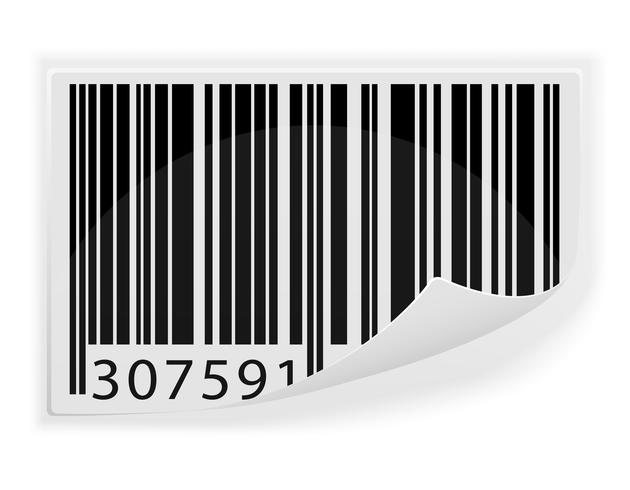 Barcode-Vektor-Illustration vektor