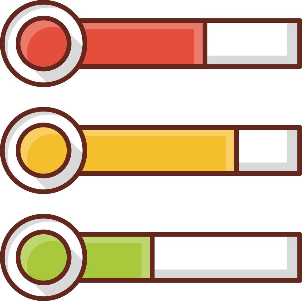 Diagrammvektorillustration auf einem transparenten Hintergrund. Symbole in Premiumqualität. Vektorlinie flaches Farbsymbol für Konzept und Grafikdesign. vektor