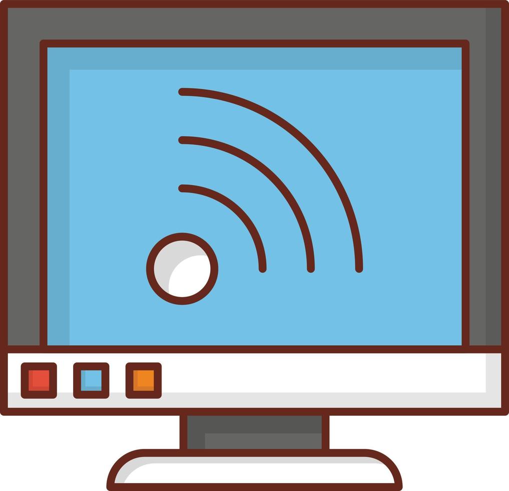 Wifi-Vektor-Illustration auf einem transparenten Hintergrund. Symbole in Premiumqualität. Vektorlinie flaches Farbsymbol für Konzept und Grafikdesign. vektor