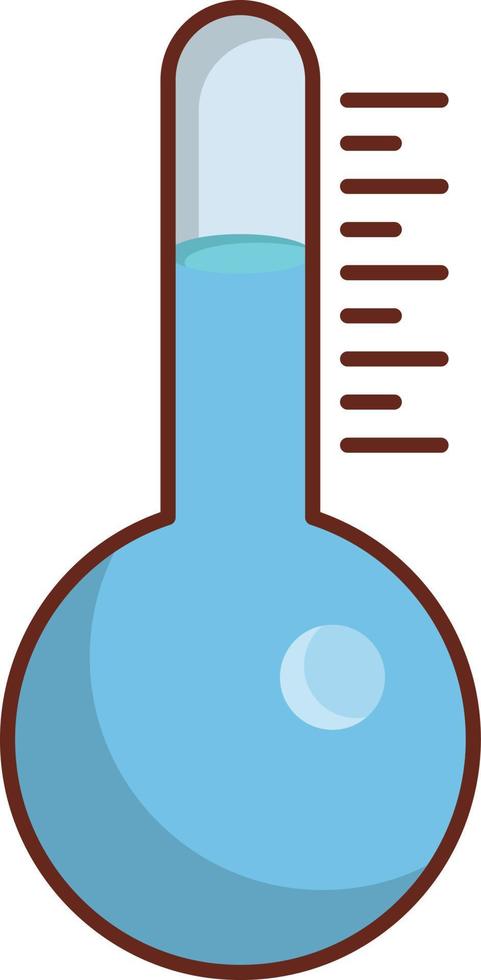 Temperaturvektorillustration auf einem transparenten Hintergrund. Premium-Qualitätssymbole. Vektorlinie flaches Farbsymbol für Konzept und Grafikdesign. vektor