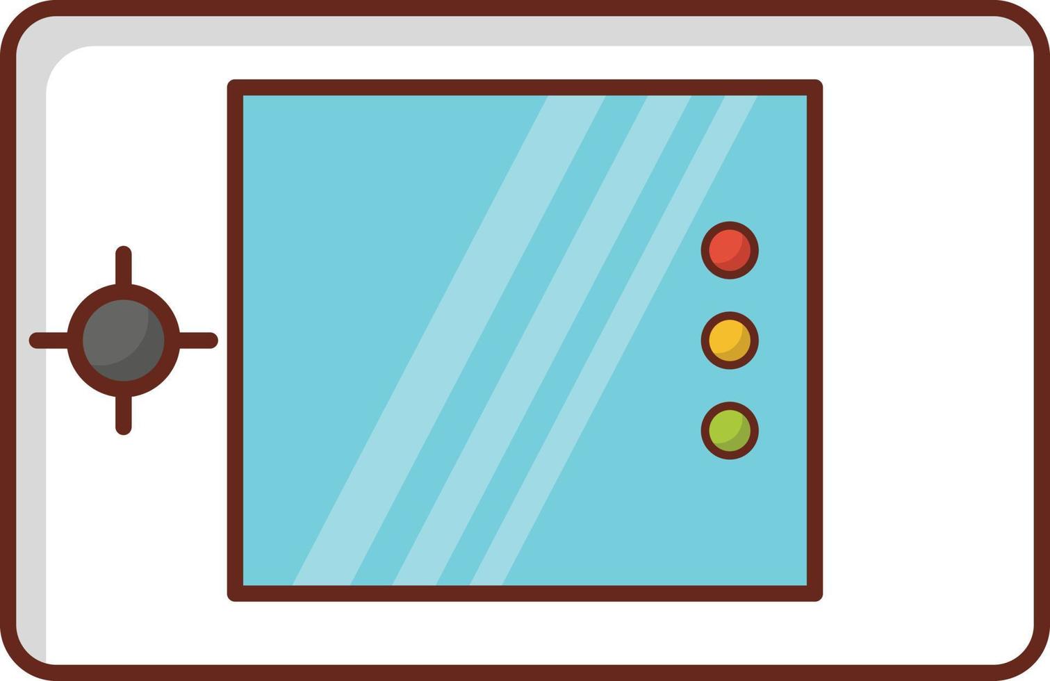 Video-Vektor-Illustration auf einem transparenten Hintergrund. Symbole in Premiumqualität. Vektorlinie flaches Farbsymbol für Konzept und Grafikdesign. vektor