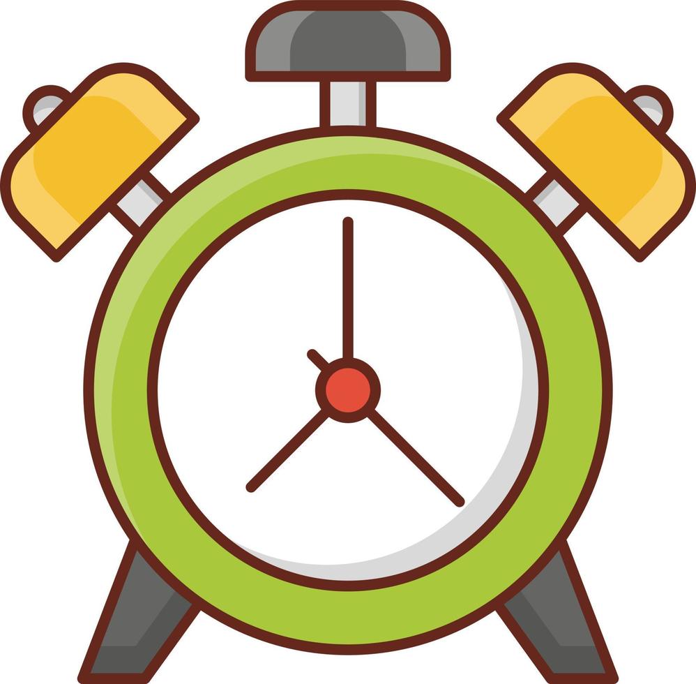 Alarm-Vektor-Illustration auf einem transparenten Hintergrund. Premium-Qualitätssymbole. Vektorlinie flaches Farbsymbol für Konzept und Grafikdesign. vektor
