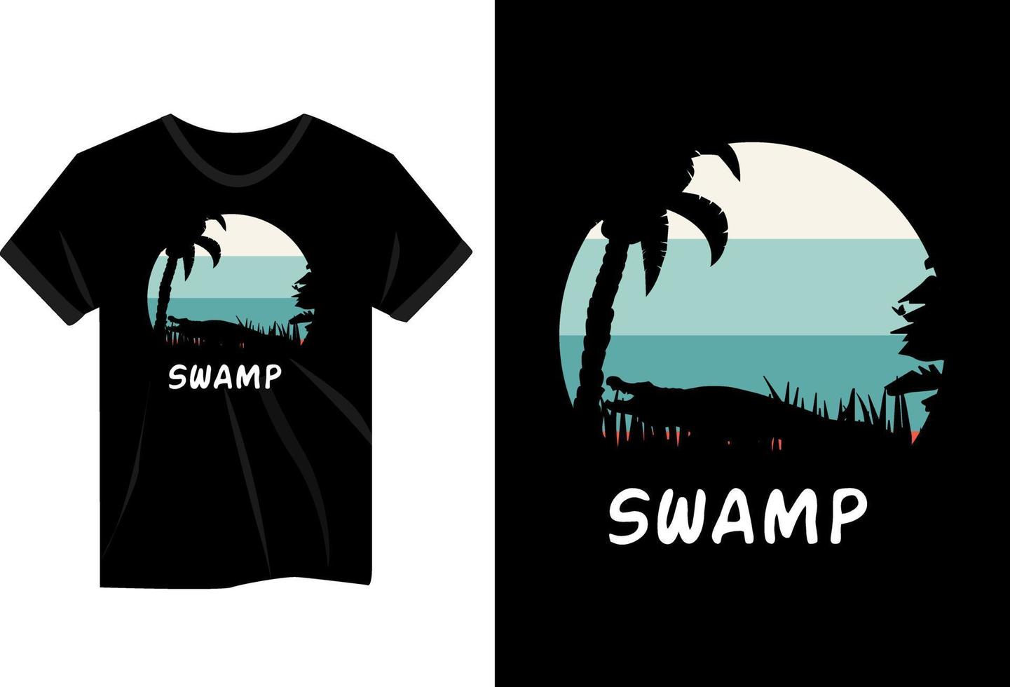 sommaren kommer med surfer vintage t-shirt design vektor