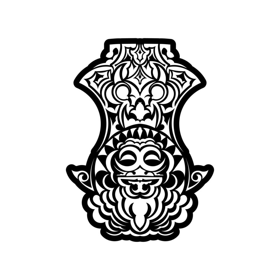 Maori-Tattoo-Design. Idee für Tattoo vektor