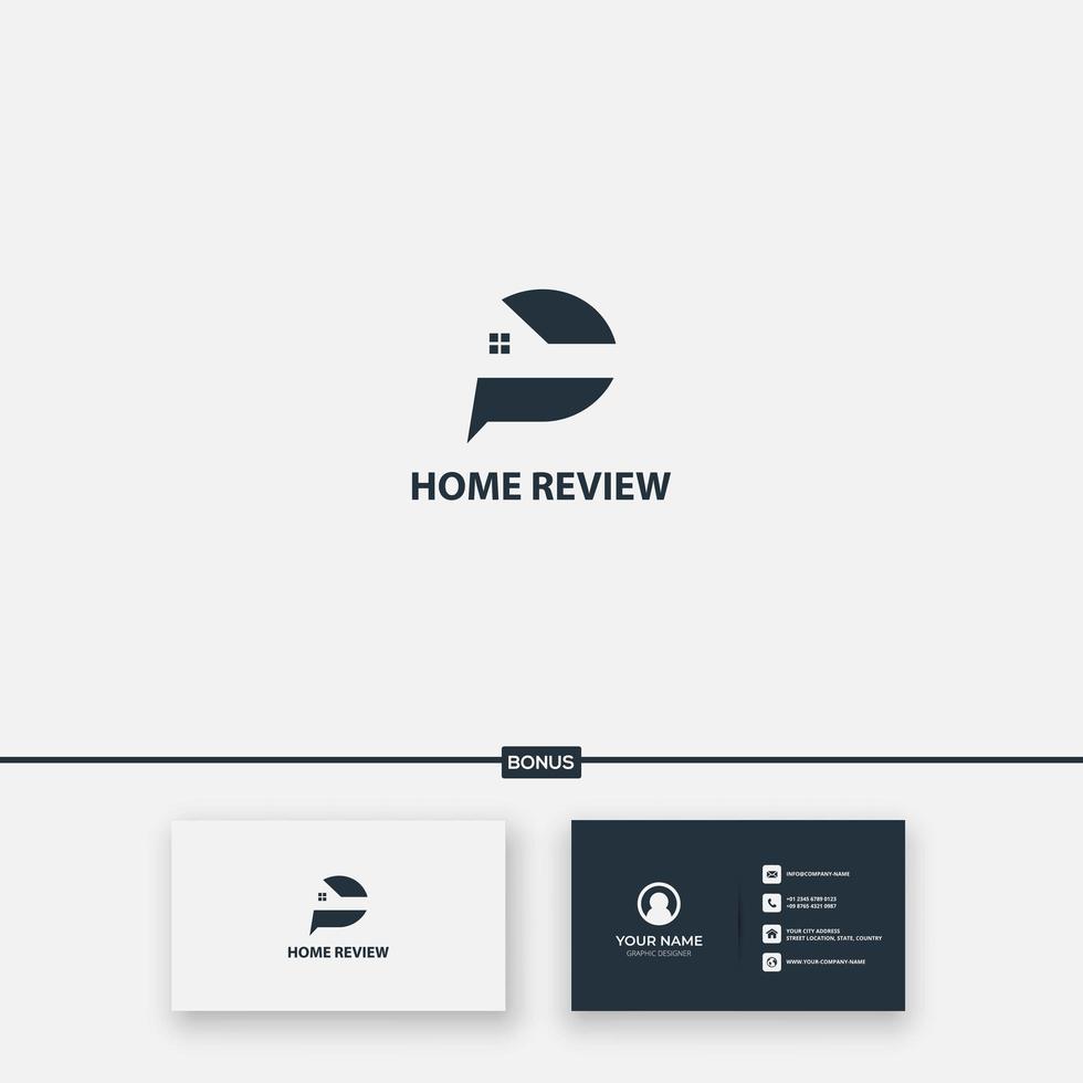 Überprüfung der Bewertung neues Hauslogo Kommentar Hauslogo vektor