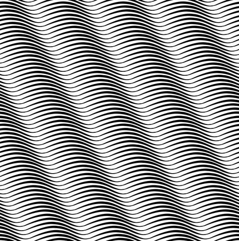 Abstraktes geometrisches Wellenmuster. Sripe gewellte Linienbeschaffenheit vektor