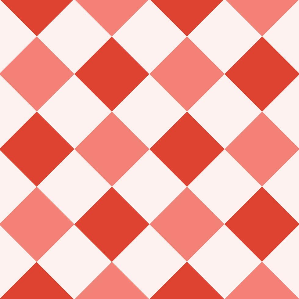 röd fiesta vit diamant schackbräde bakgrund vektor