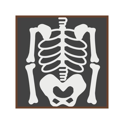 Skeleton Flat-Symbol vektor