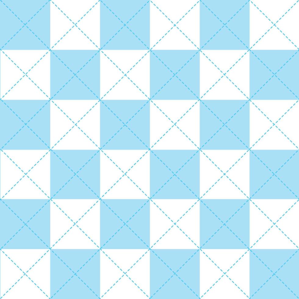 blå vit schackbräde diamant bakgrund vektor