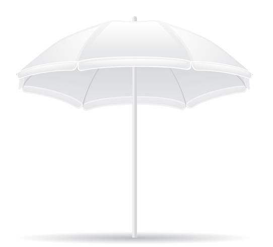 strand paraply vektor illustration