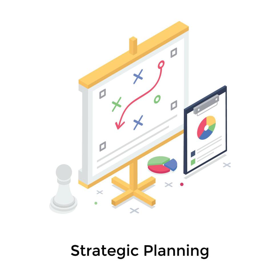 strategische Planungskonzepte vektor