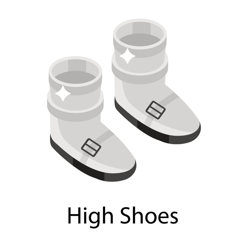 Konzepte für hohe Schuhe vektor