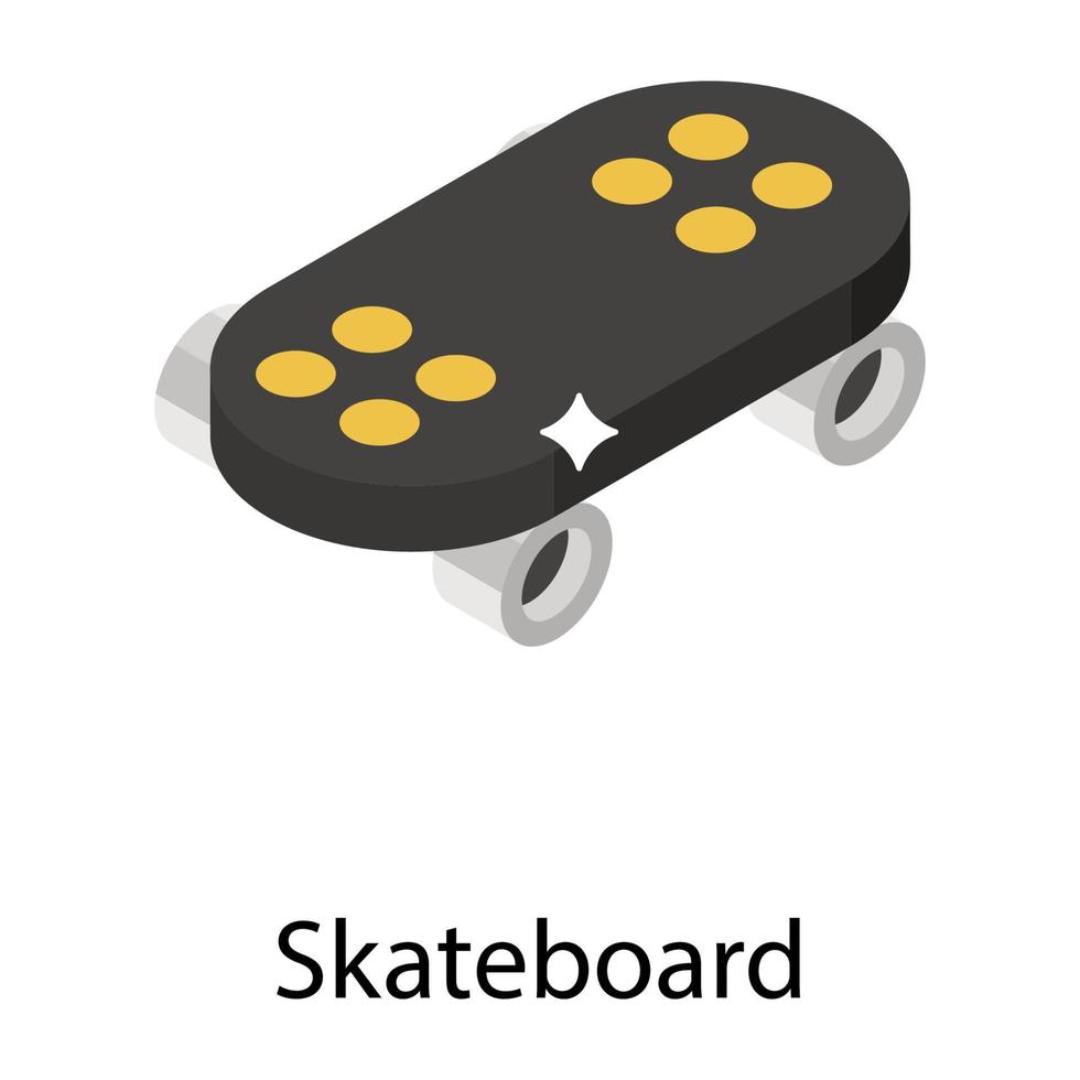 trendiga skateboardkoncept vektor