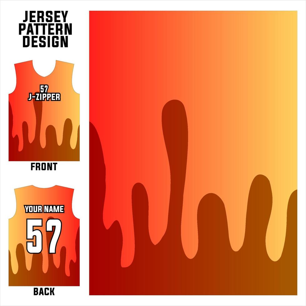 jersey design vektor abstrakt mönster mall display fram och bak för fotbollslag, basket, cykling, baseboll, volleyboll, racing, etc.