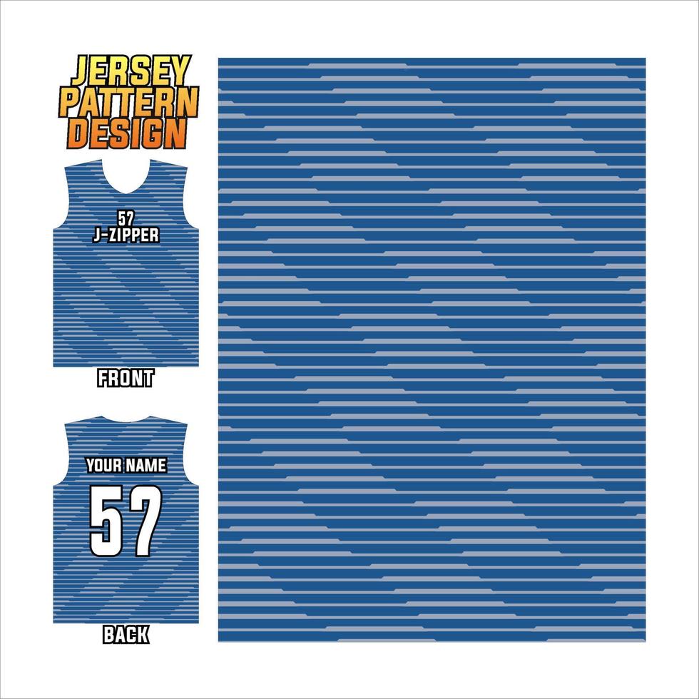 jersey design vektor abstrakt mönster mall display fram och bak för fotbollslag, basket, cykling, baseball, volleyboll, racing, etc