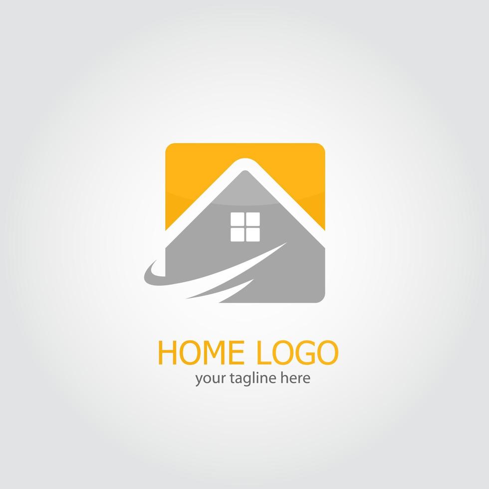 hem logotyp design vektor. lämplig för ditt företags logotyp vektor