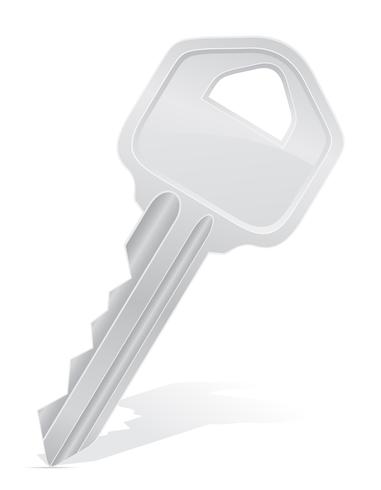 Schlüssel Türschloss Vektor-Illustration vektor