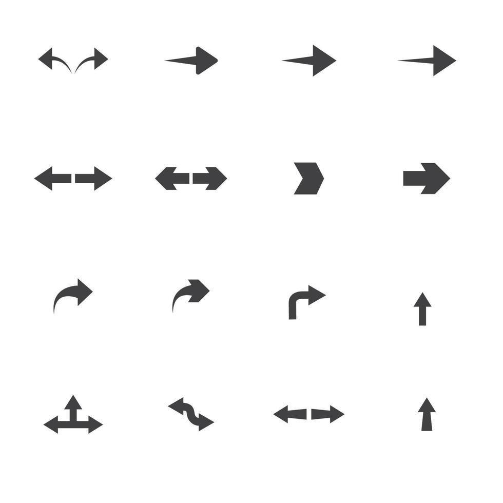 Pfeilvektorillustrationslogoschablone vektor