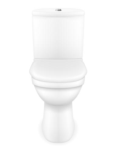 Toilettenschüssel-Vektor-Illustration vektor